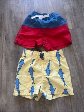 Chubbies and Ruffle Butts 6-12 month swim shorts